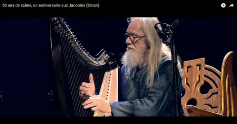 Myrdhin en clôture du festival de harpe de Dinan, pour ses 50 ans de (...)